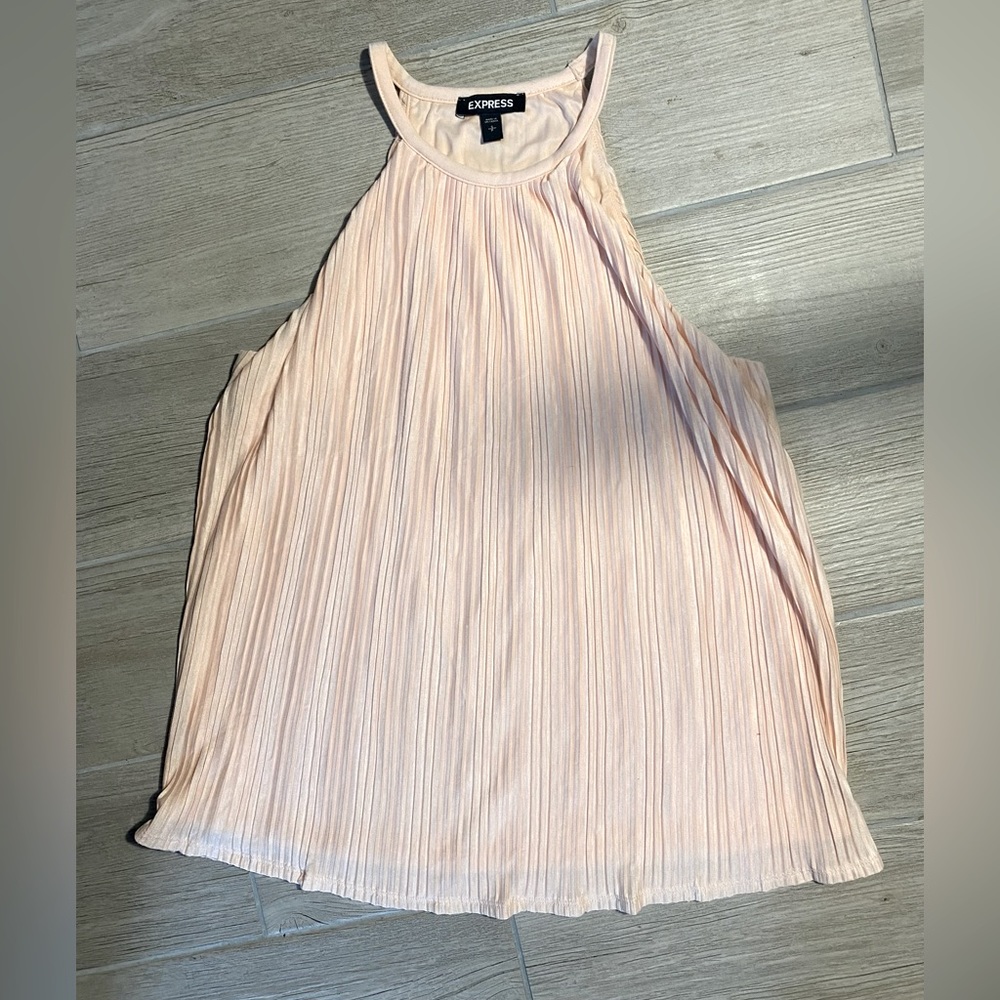 Express Silk Accordion style Halter top